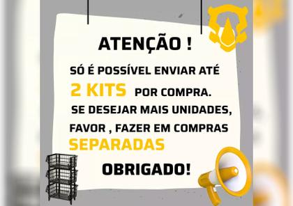 Imagem de Cesto Empilhavel Preto Organizador Expositor 10 Unidades