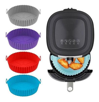 Imagem de Cesto Forma De Silicone Airfryer 20cm Protetor Antiaderente