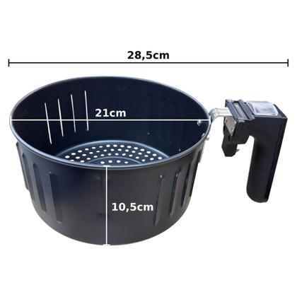 Imagem de Cesto Fritadeira Air Fryer Britânia Philco BFR09P Saúde Inox