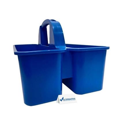Imagem de Cesto funcional bralimpia organizador de produtos de limpeza