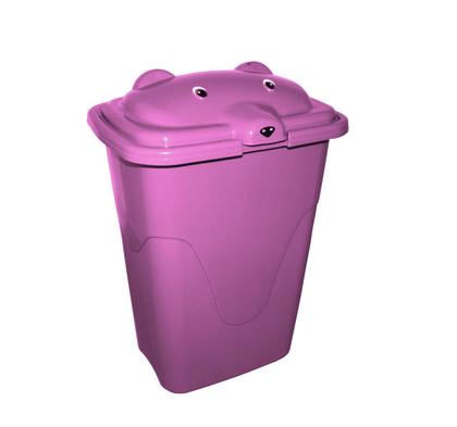 Imagem de Cesto Infantil Com Tampa Do Ursinho Quarto Banheiro - ROSA