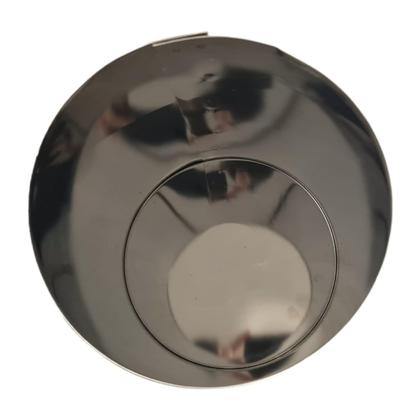 Imagem de Cesto Lixeira Em Aço Inox Com Aro Cozinha Banheiro 3 Litros