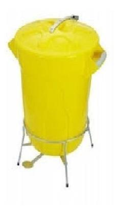 Imagem de Cesto Lixeira Plástico Pedal Com Armação Em Aço 40 Litros