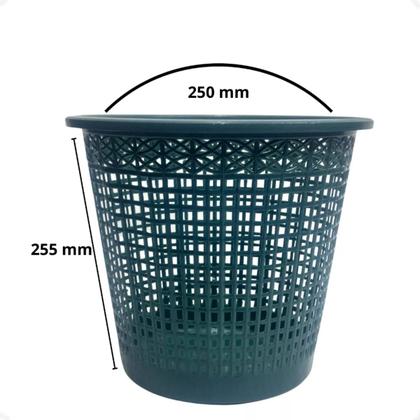 Imagem de Cesto Lixeira Telado Multiuso Para Roupas Plástico 10 Litros
