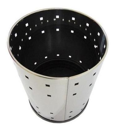 Imagem de Cesto - Lixeira Telado Para Escritório - Aço Inox 13 Litros