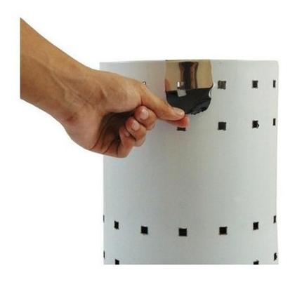 Imagem de Cesto - Lixeira Telado Para Escritório - Aço Inox 13 Litros