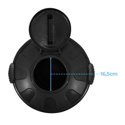 Imagem de Cesto Lixo Lixeira Multiuso Higiênica 60 Litros Preta