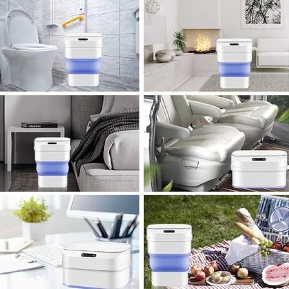 Imagem de Cesto lixo smart lixeira retratil automatica sensor