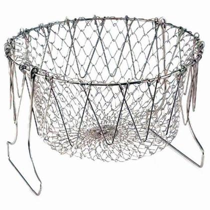 Imagem de Cesto multiuso chef basket fritura cozimento fritadeira escorredor para alimentos - Baxiimports