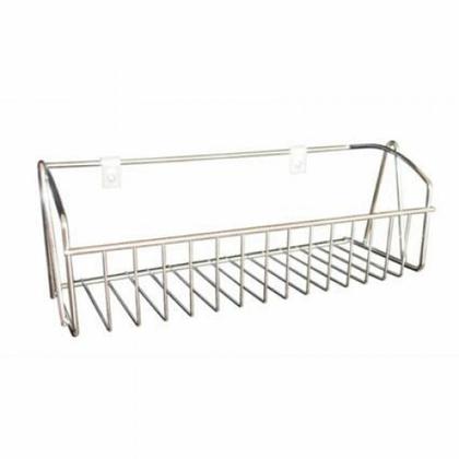 Imagem de Cesto Multiuso Cromado 30x11x11 c/ Bucha e Parafuso