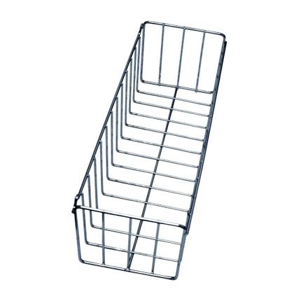 Imagem de Cesto Multiuso Fruteira de Parede Aramado para Cozinha Lavanderia N2 25x11cm Cromado