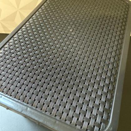 Imagem de Cesto organizador caixa organizadora retangular preta com alça multiuso para armazenar pequena
