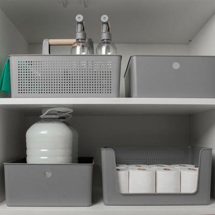 Imagem de Cesto Organizador com Abertura Frontal 16 Litros Flow CFW1000