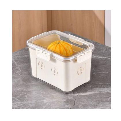 Imagem de Cesto Organizador com Tampa Transparente Empilháveis