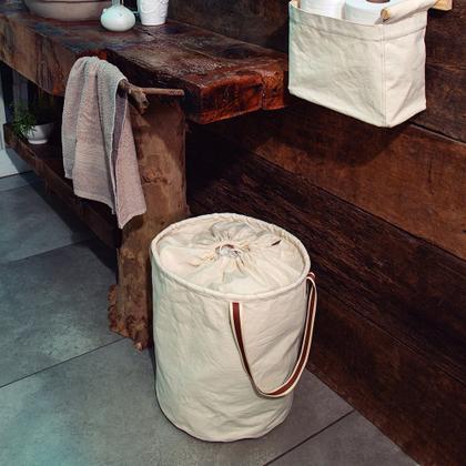 Imagem de Cesto Organizador de Lona com Fechamento à Corda - Tramontina 