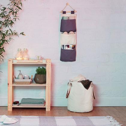 Imagem de Cesto Organizador de Lona com Fechamento à Corda - Tramontina 