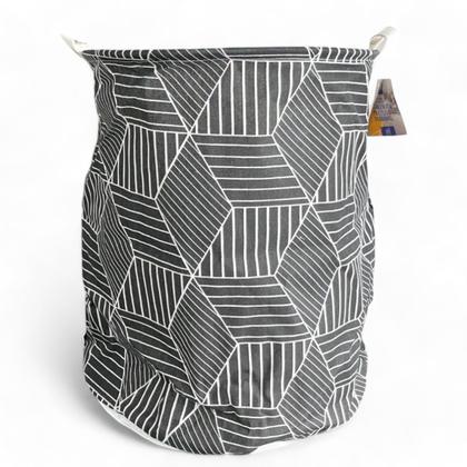 Cesto Organizador Dobrável 60L Multiuso Roupa Brinquedo 50CM - 123 Útil Imagem de Cesto Organizador Dobrável 60L Multiuso Roupa Brinquedo 50CM