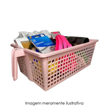 Imagem de Cesto Organizador Médio Organizar Objetos Quarto Lavanderia 