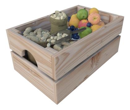 Imagem de Cesto Organizador P/ Colocação de Brinquedos e Livros Recreativos Estante