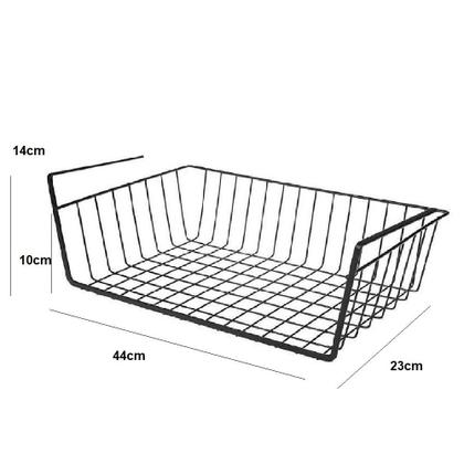 Imagem de Cesto organizador suspenso aramado multiuso gaveta encaixe