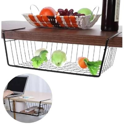 Imagem de Cesto organizador suspenso aramado multiuso gaveta encaixe