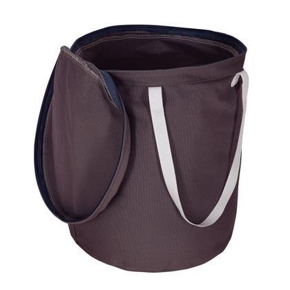 Imagem de Cesto Organizador Tramontina Em Lona Natural Com Fechamento Em Fecho