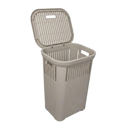Imagem de Cesto P/ Roupa Suja RATTAN 50 Litros Lavandeira Organizador