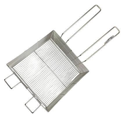 Imagem de CESTO PARA FRITURA QUADRADO DUPLO 24,5x9,5x25CM ARAMADO 203/25X25