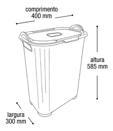 Imagem de Cesto Para Roupas Roupeiro Organizador Rattan Vime 50 Litros M