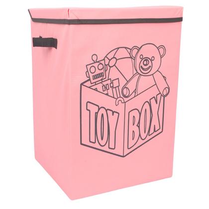 Imagem de Cesto Porta Brinquedo, Caixa De Brinquedo - Rosa