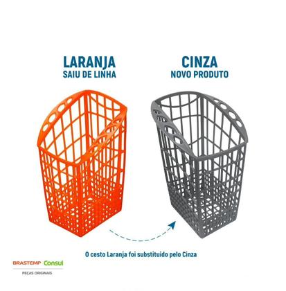 Imagem de Cesto Porta Talheres Lava Louças Brastemp 8 Serviços BLF08 BLF06