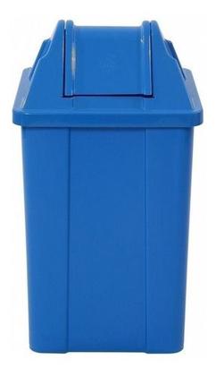 Imagem de Cesto Quadrado Com Tampa Vai E Vem 60 Litros