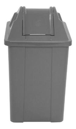 Imagem de Cesto Quadrado Com Tampa Vai-Vem 100 Litros