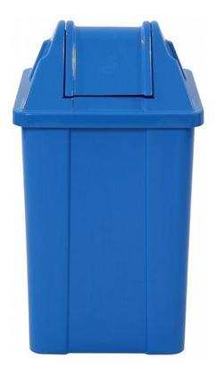 Imagem de Cesto Quadrado Com Tampa Vai-Vem 100 Litros