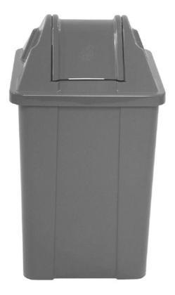 Imagem de Cesto Quadrado Com Tampa Vai-Vem 100 Litros