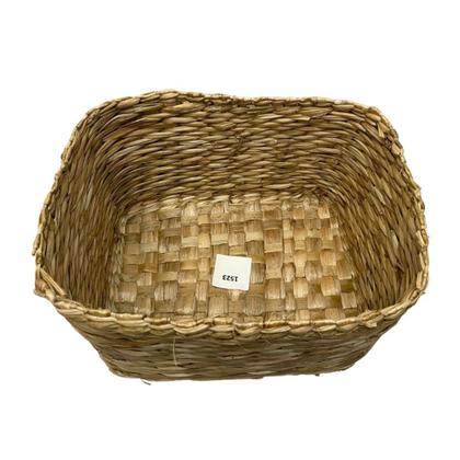 Imagem de Cesto Vaso Cachepot Taboa Decoração Retangular Ref.1523 Casa