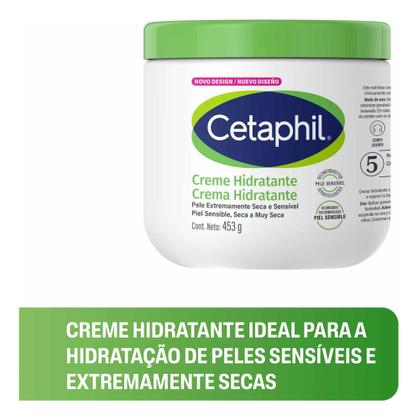 Imagem de Cetaphil Creme Hidratante 453 G Pele Sensível Ou Muito Seca Neutra