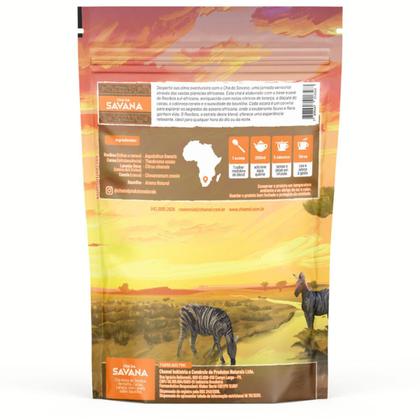 Imagem de Chá da Savana 50g (Rooibos, Cacau, Laranja e Canela, c/aroma natural de Baunilha)  2 Pacotes