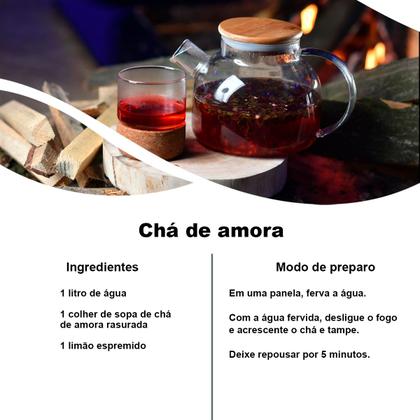 Imagem de Chá de Amora Rasurada - Morus nigra L. - 100g