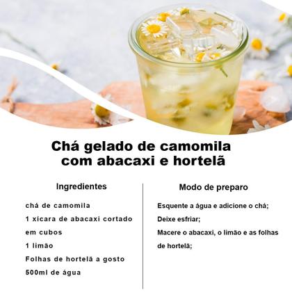 Imagem de Chá De Camomila 100 Natural Qualidade Superior - 100G