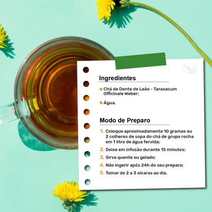 Imagem de Chá de Dente de Leão - Taraxacum officinale Weber - 100g