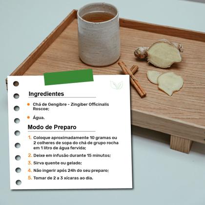 Imagem de Chá de Gengibre - Zingiber officinalis Roscoe - 100g
