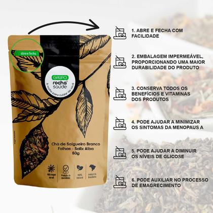 Imagem de Chá de Salgueiro Branco - Folhas - 50g