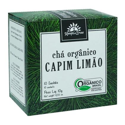 Imagem de Chá orgânico de capim limão 10 sachês - kampo de ervas