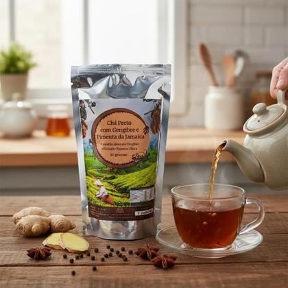 Imagem de Chá Preto Com Gengibre E Pimenta da Jamaica 80g Nomady
