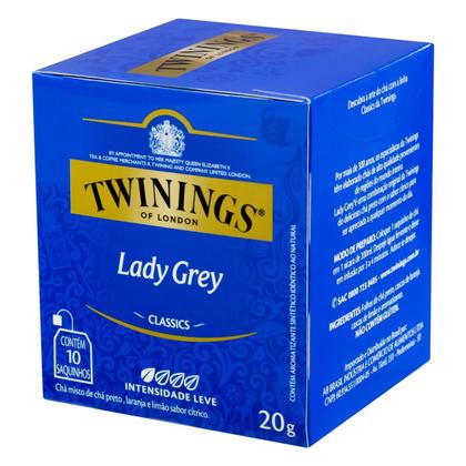 Imagem de Chá Twinings Preto Lady Grey 10 sachês