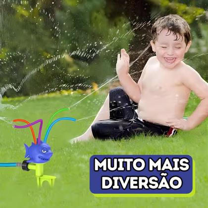 Imagem de Chafariz Tubarão divertido Sprinkler brinquedo verão de água