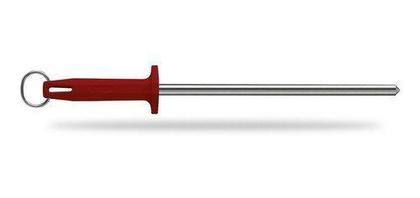 Imagem de Chaira Haste Estriada 30cm 12 Pol. Cabo Vermelho BKR407-12 - Starrett