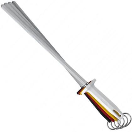 Imagem de Chaira Para Facas 25cm Haste Estriada Amarela Starrett BKY407-10
