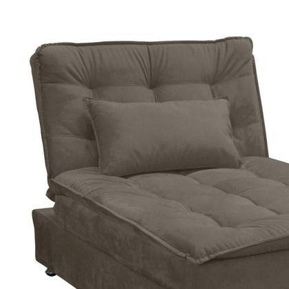 Imagem de Chaise Morgana Veludo Marrom